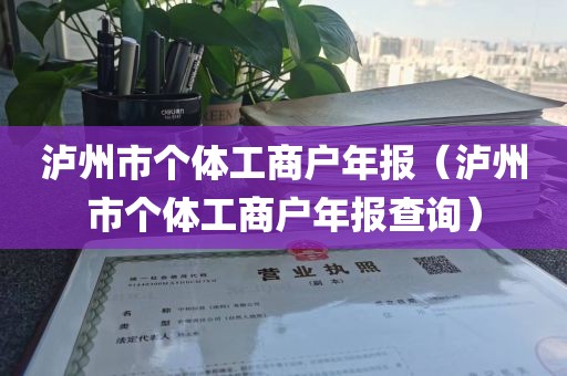 泸州市个体工商户年报（泸州市个体工商户年报查询）